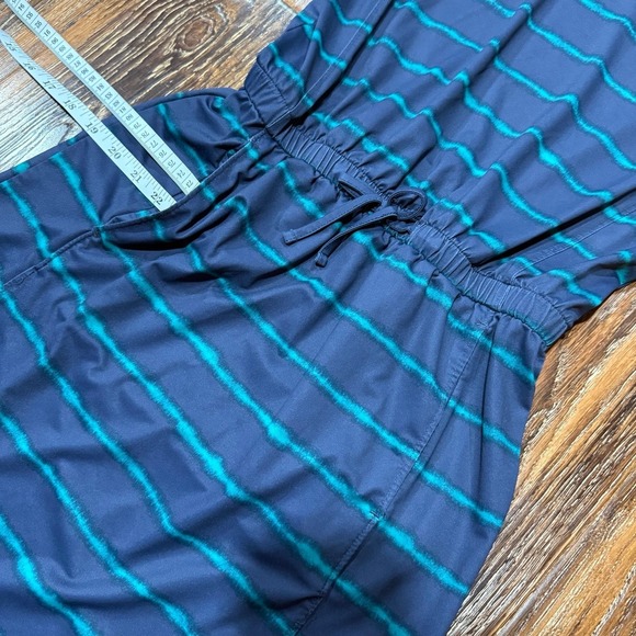 Columbia Girls Size 10 / 12 M PFG Freezer Blue Striped‎ Pocket Shirt Dress Swim - Picture 6 of 7